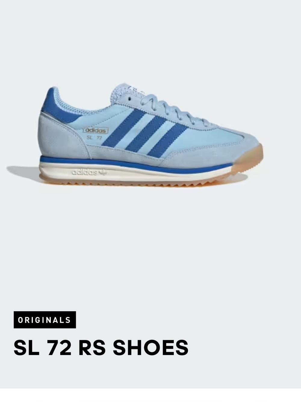 Adidas SL 72 OG Sneakers - Light Blue